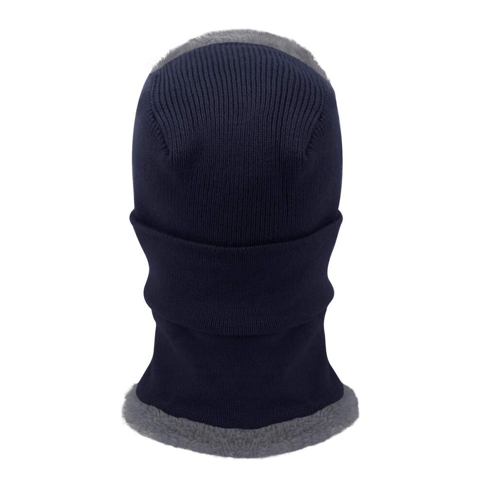 8761 Fleece Liner Cycling Balaclava Full Hood Hat Windproof Warm Knit Full - Picture 5 of 6